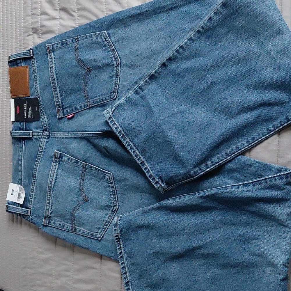Levi's Baggy Dad Jeans Metaphor Mix Sz 26 Nwt - Picture 8 of 16